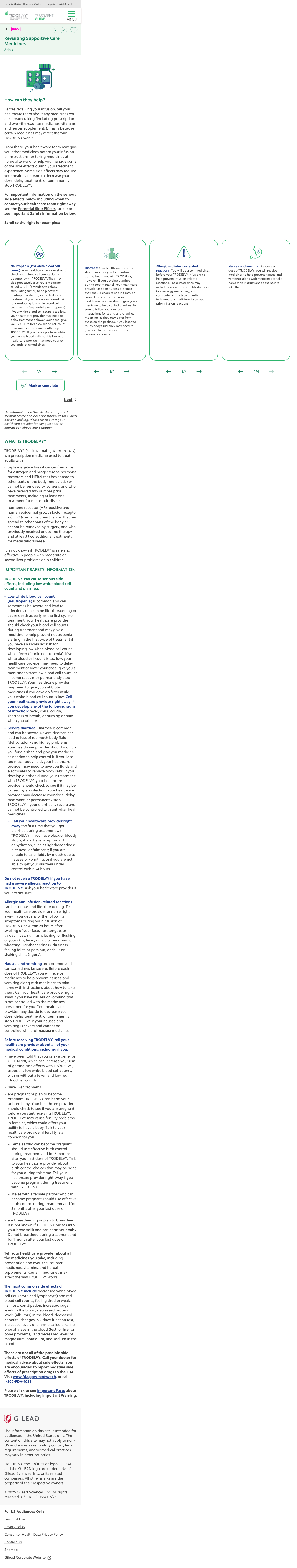 Trodelvy Patient Treatment Guide Mobile Design 20